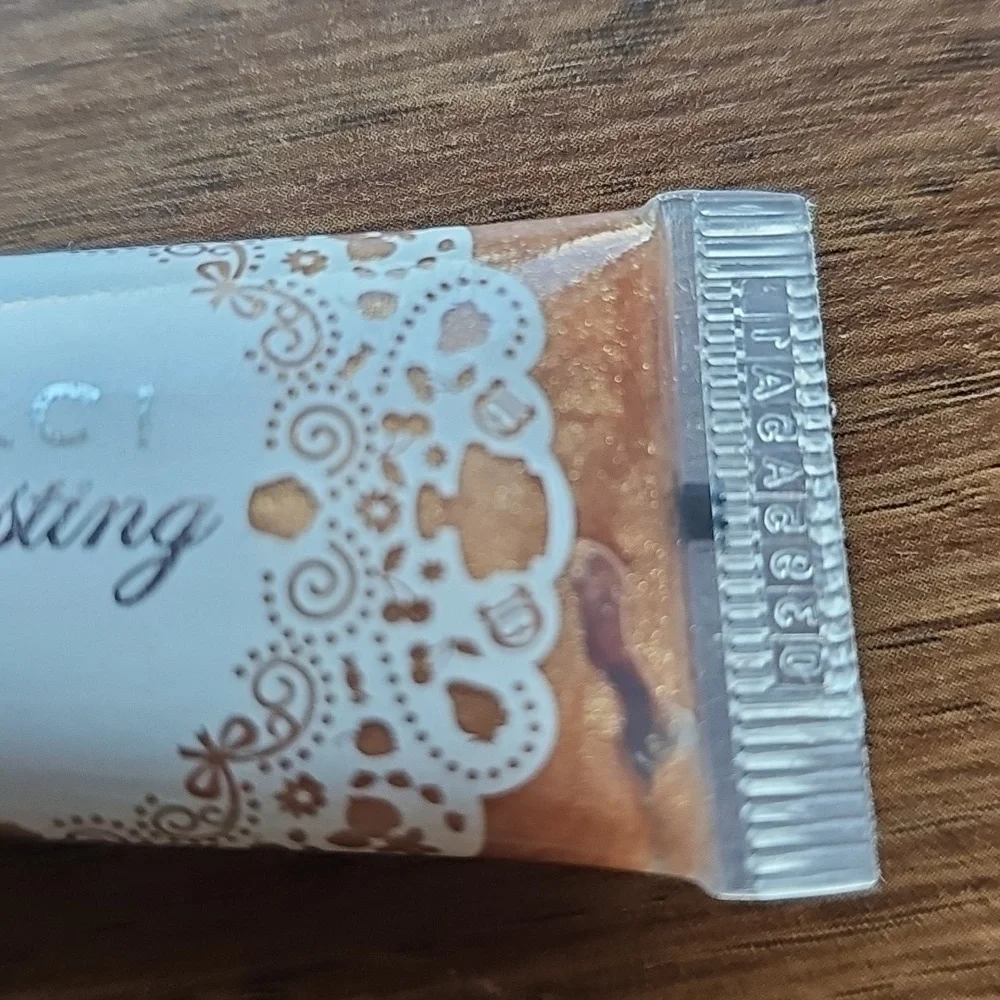NWOB Tutti Dolci Cinnamon Frosting Lip Gloss - Shimmering Gold - Discontinued